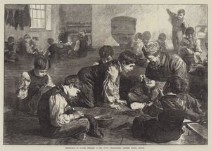 Instrucción de niños pobres en la Escuela del Distrito Metropolitano Sur, Sutton de Robert Barnes